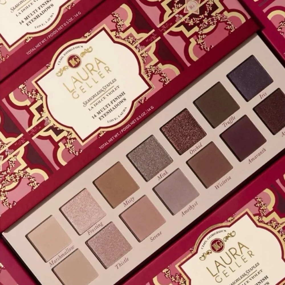 Laura Geller Eyeshadow Palette - Mauve‎ and Plum Hues - Picture 3 of 5